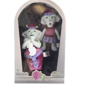 HAUNTED MANSION GRAVEYARD OPERA SINGERS GLOW IN THE DARK PLUSH SET